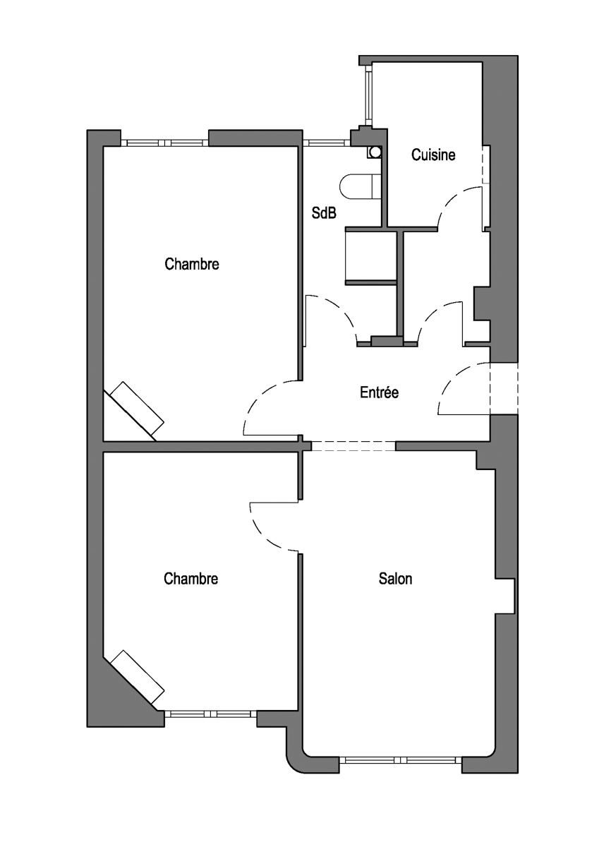 plan d'un appartement