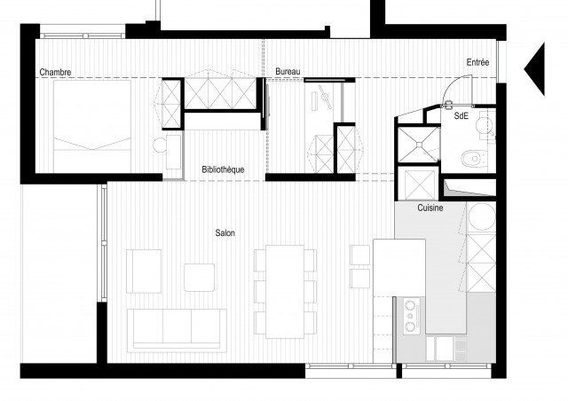 Plan Renovation appartement Vincennes 